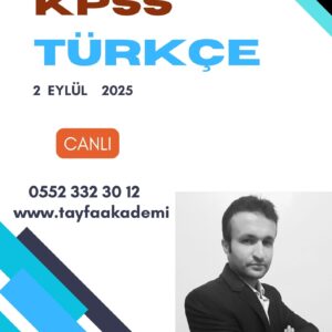 KPSS TÜRKÇE