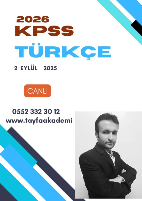 KPSS TÜRKÇE