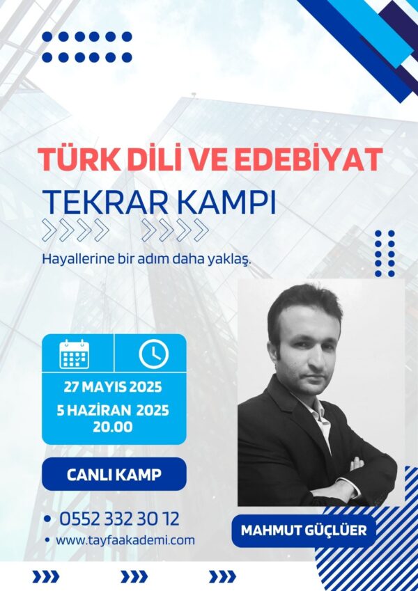 EDEBİYAT TEKRAR KAMPI